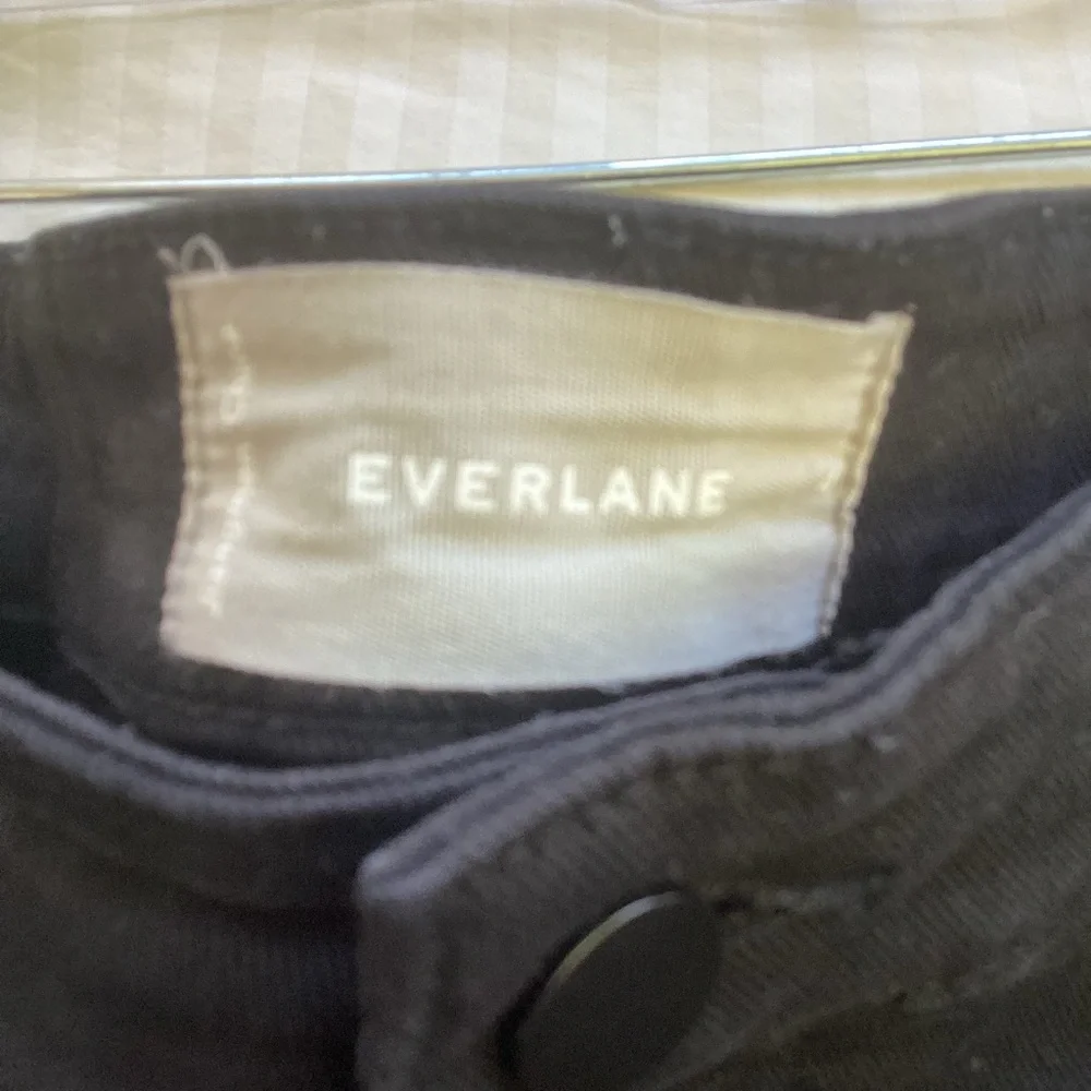 Everlane Black Straight-Leg organic cotton Chinos, size 4